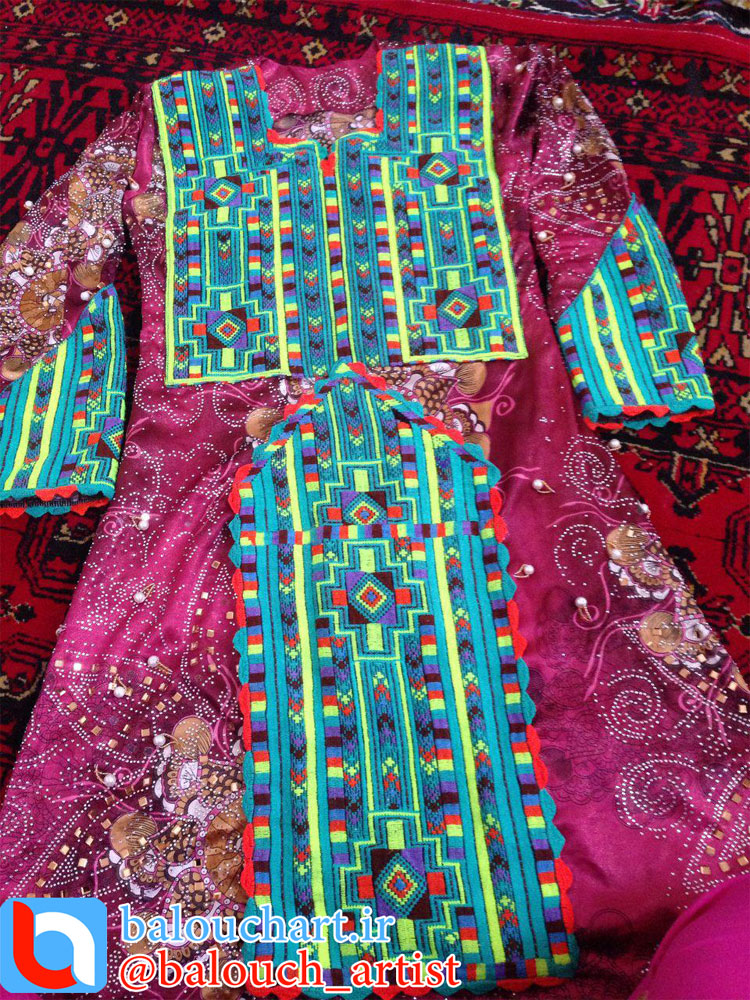 سوزن دوزی بلوچستان لباس زنان بلوچ هنرمندان بلوچ صنایع دستی بلوچستان